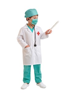 Costume da medico - di alta qualità, ideale per carnevale, feste a tema ed eventi speciali. 2